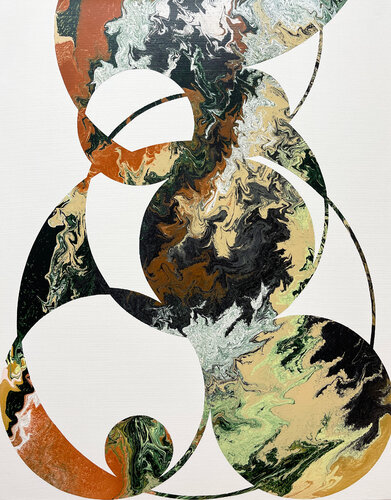 Composition No 347 di Eleni Pratsi, Pittura in vendita su Singulart
