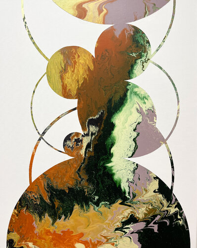 Composition No 331 di Eleni Pratsi, Pittura in vendita su Singulart