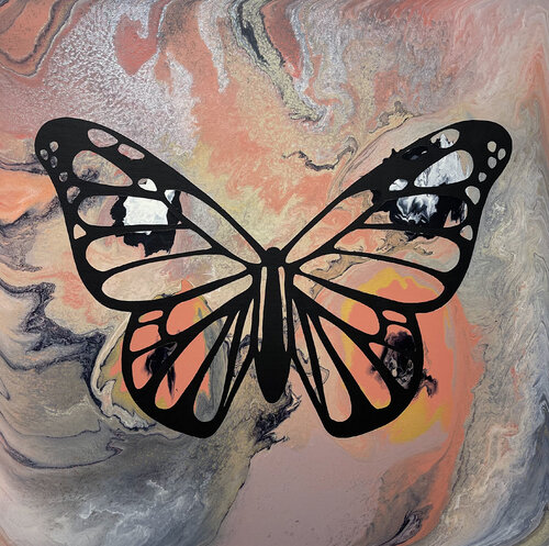 Butterflies No 6 by Eleni Pratsi, 회화 for Sale on Singulart