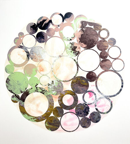 Composition No 376 by Eleni Pratsi, Painting for Sale on Singulart