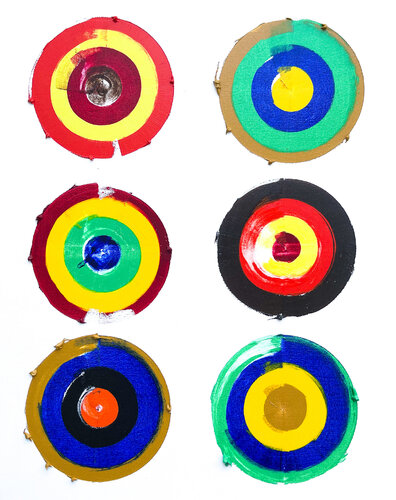 Disques No 42 von Eleni Pratsi, Malerei kaufen auf Singulart