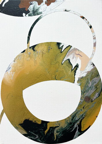 Composition No 397 van Eleni Pratsi, Schilderij te koop op Singulart