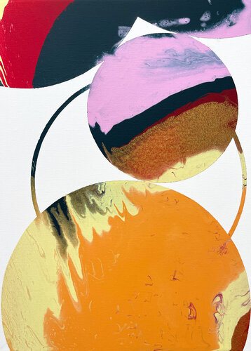 Composition No 395 van Eleni Pratsi, Schilderij te koop op Singulart