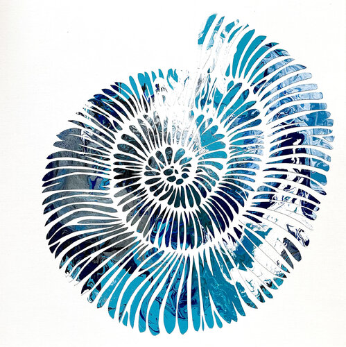 Composition No 419, (the sea collection) Eleni Pratsi