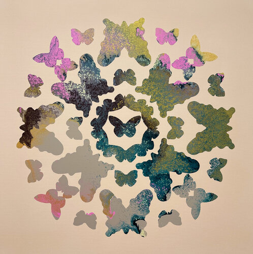 Butterflies Do Fly No 8 di Eleni Pratsi, Pittura in vendita su Singulart