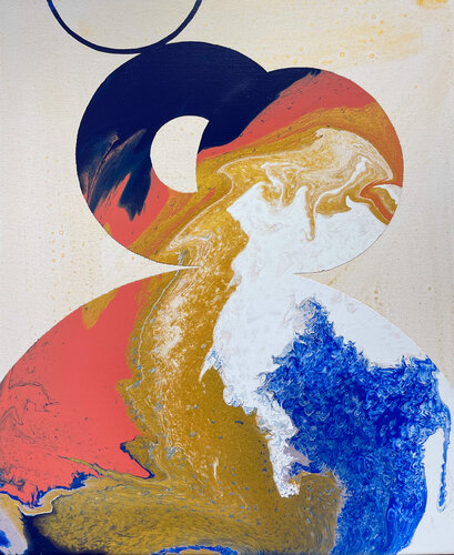 Composition No 435 by Eleni Pratsi, Painting for Sale on Singulart