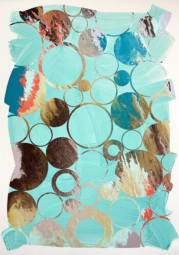 Composition No 435 von Eleni Pratsi, Malerei kaufen auf Singulart