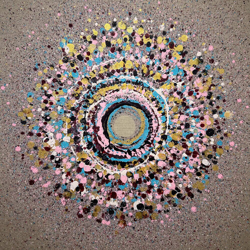 Explosion No 132 di Eleni Pratsi, Pittura in vendita su Singulart