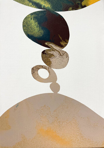 Composition No 445 van Eleni Pratsi, Schilderij te koop op Singulart