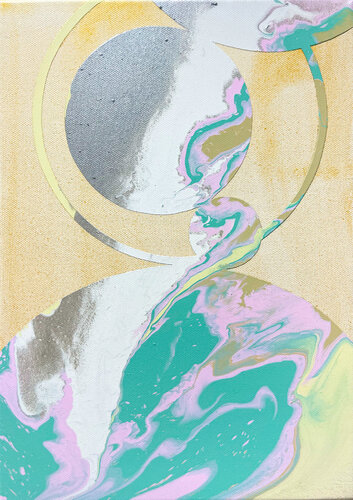 Composition No 448 van Eleni Pratsi, Schilderij te koop op Singulart