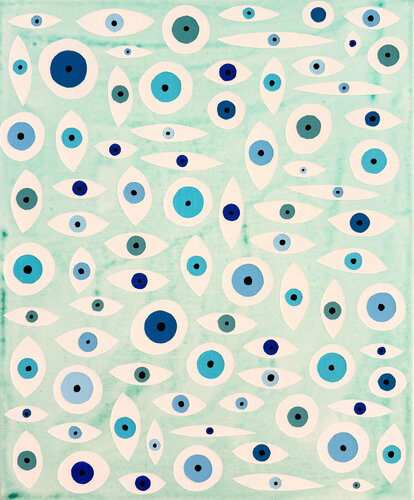 Eye Matters No 90 par Eleni Pratsi, Peinture en vente sur Singulart