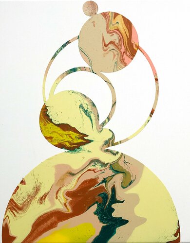 Composition No 141 van Eleni Pratsi, Schilderij te koop op Singulart