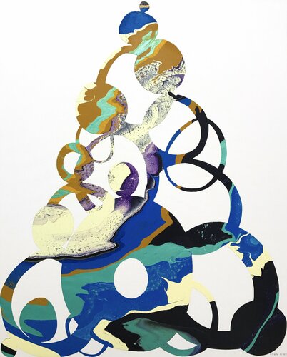 Composition No 88 van Eleni Pratsi, Schilderij te koop op Singulart