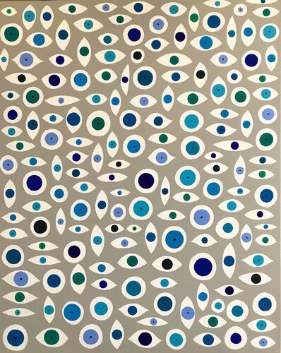 Eye Matters No 43 van Eleni Pratsi, Schilderij te koop op Singulart