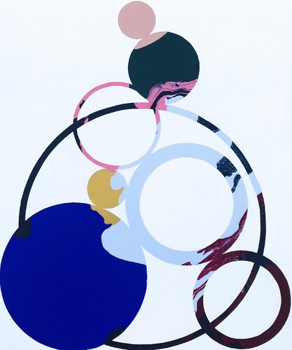 Composition No 162 van Eleni Pratsi, Schilderij te koop op Singulart