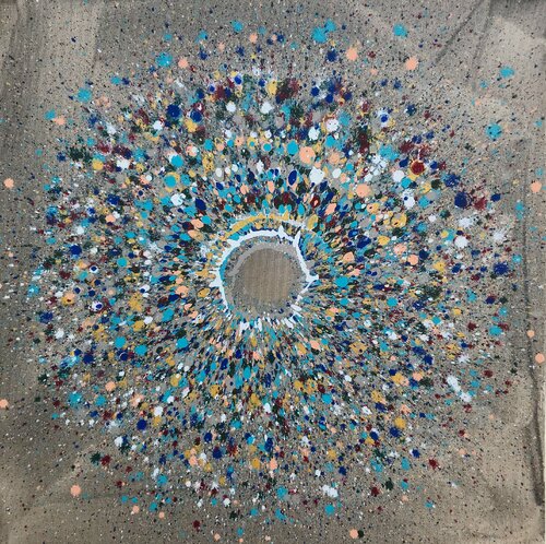 Explosion No 84 van Eleni Pratsi, Schilderij te koop op Singulart