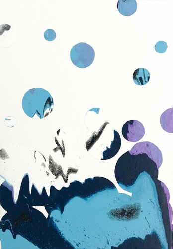 Composition No 119 by Eleni Pratsi, 회화 for Sale on Singulart