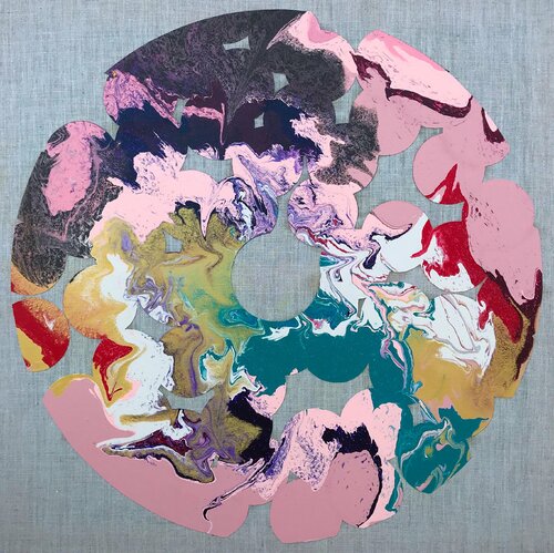 Composition No 167 van Eleni Pratsi, Schilderij te koop op Singulart