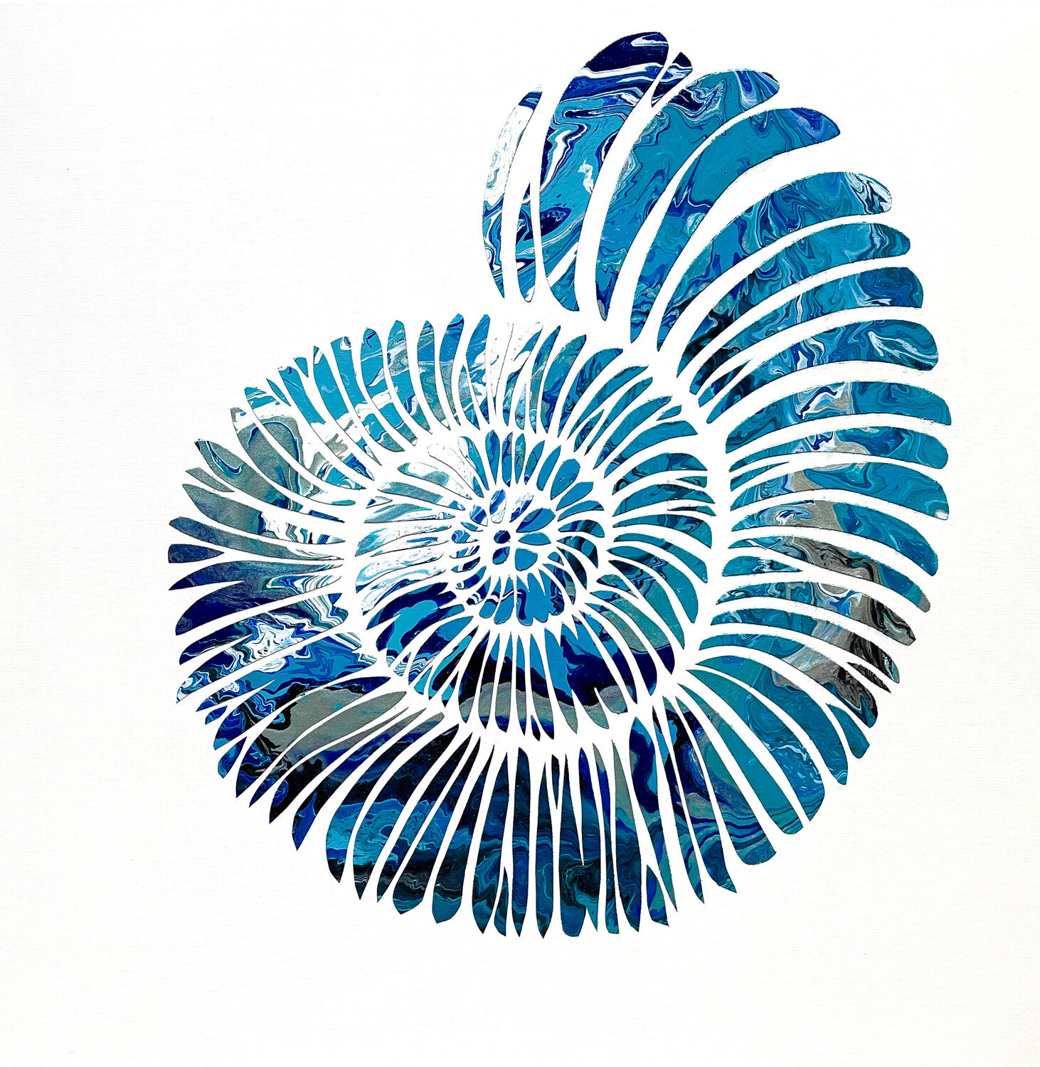 Composition No 419, (the sea collection) Eleni Pratsi