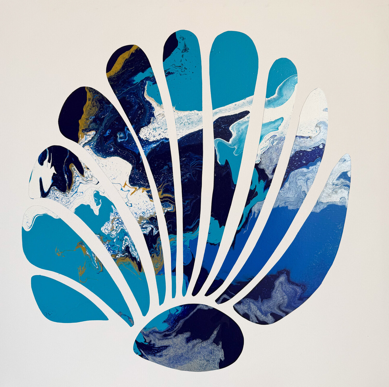 Composition No 459, (The sea collection) Eleni Pratsi Pintura original en venta