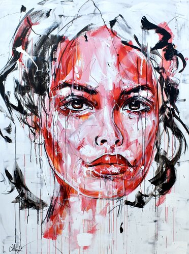 LE CENTRE FLAMBOYANT van Lucile Callegari, Schilderij te koop op Singulart
