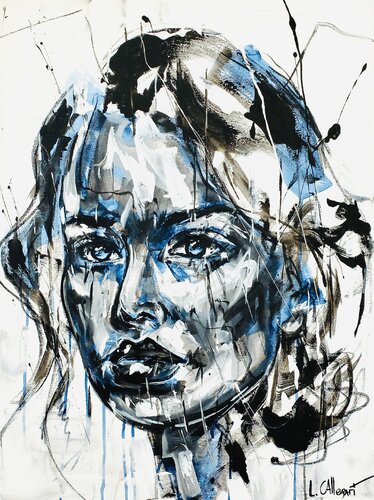 LE MANTEAU SILENCIEUX van Lucile Callegari, Schilderij te koop op Singulart