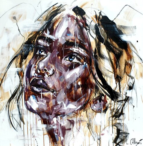 LE SIEGE DE L'AME van Lucile Callegari, Schilderij te koop op Singulart