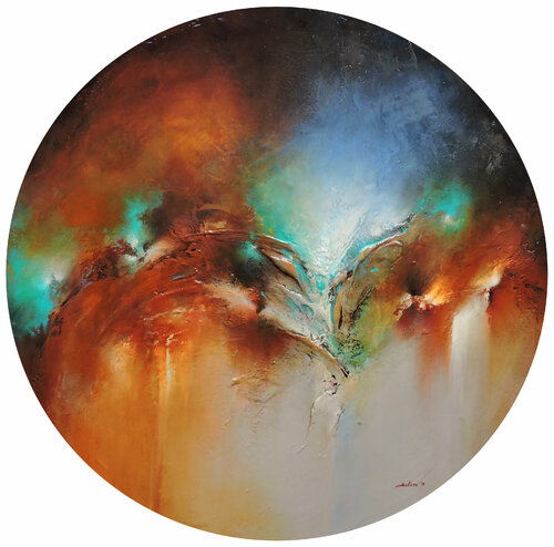 The Charm of the Sunset di Selene's Art, Pittura in vendita su Singulart