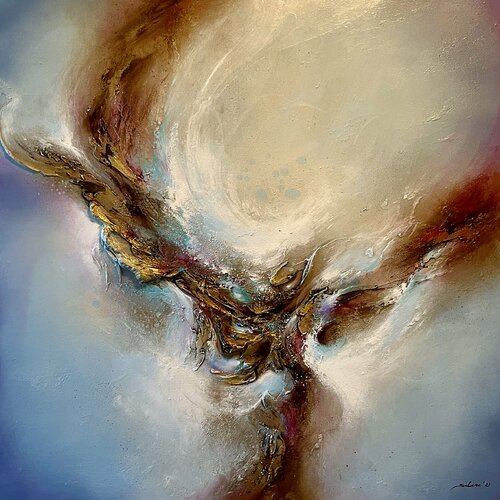 The Calm before the Storm di Selene's Art, Pittura in vendita su Singulart