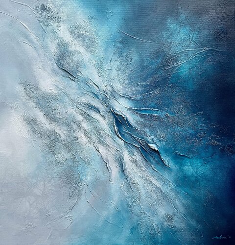The Language of the Waves by Selene's Art, Painting for Sale on Singulart