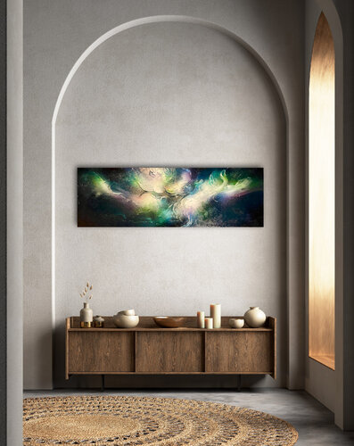 Northern Lights #2 by Selene's Art, Painting for Sale on Singulart