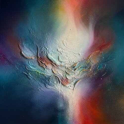 Northern Lights #3 van Selene's Art, Schilderij te koop op Singulart