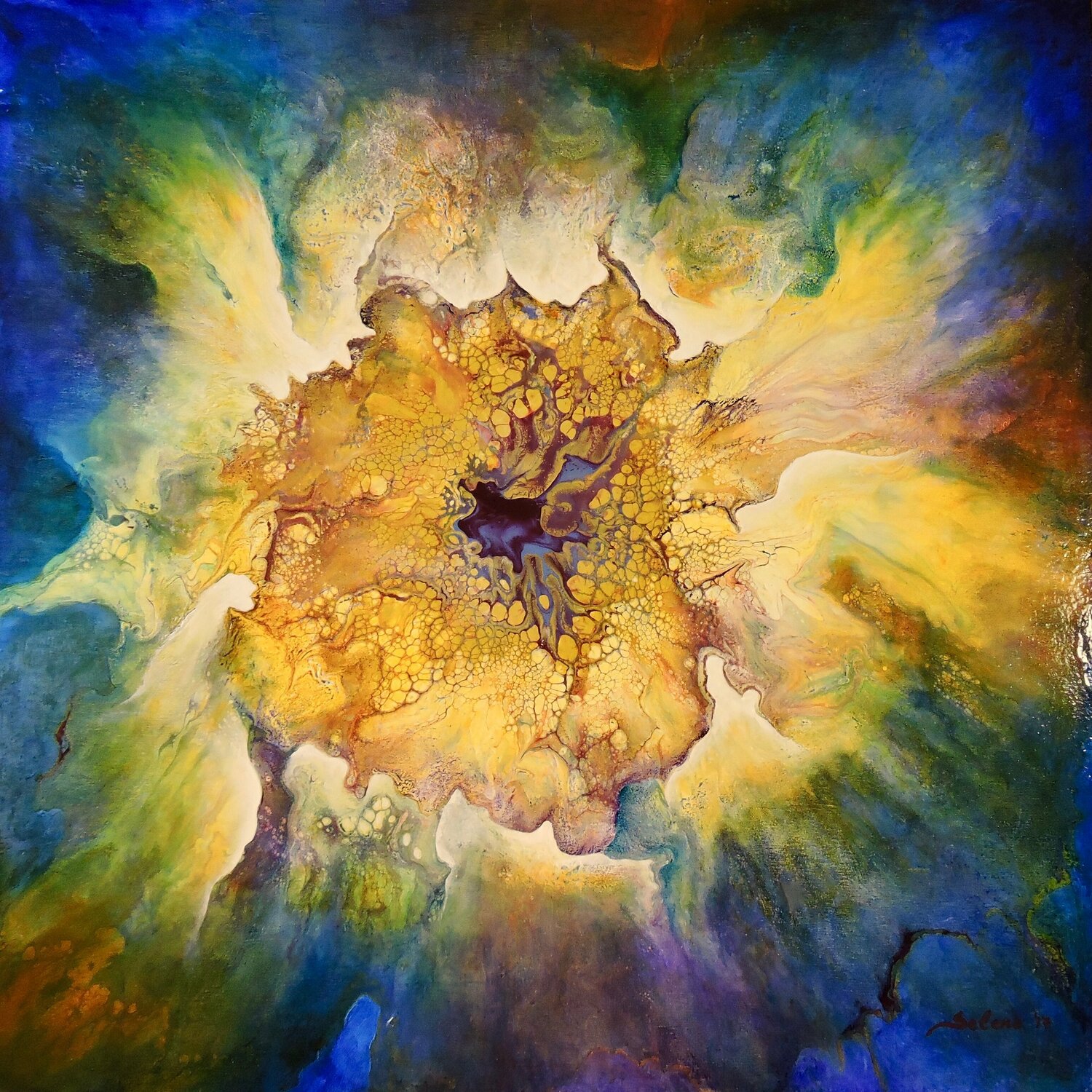 The Fate of the Universe Selene's Art Dipinto originale in vendita
