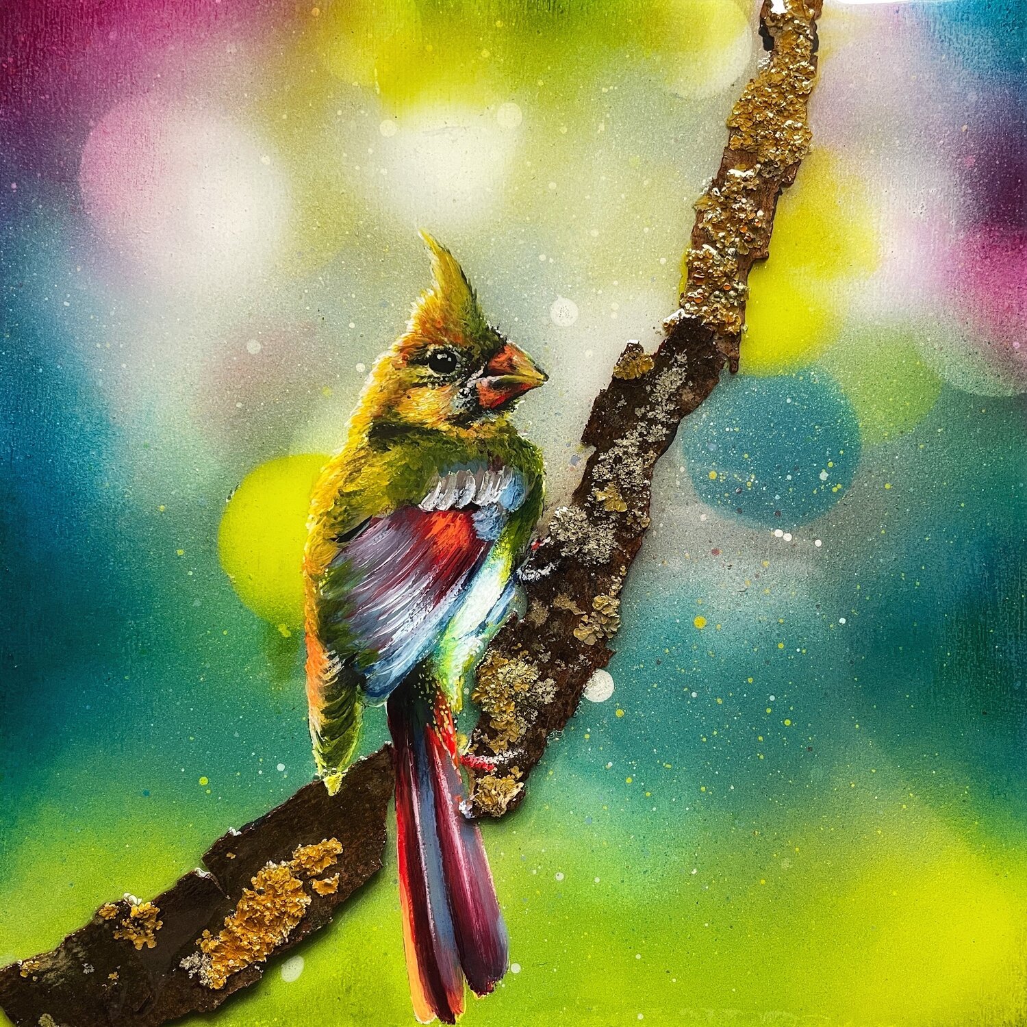 Bird #15 (northern cardinal) Selene's Art