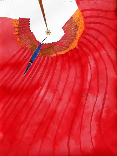 Ojo y colibrí von Arturo Prins, Werk auf Papier kaufen auf Singulart