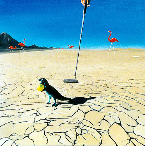 Play more God van Arturo Prins, Schilderij te koop op Singulart