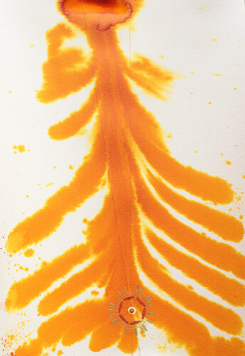 Fuego mental cósmico by Arturo Prins, Work on Paper for Sale on Singulart