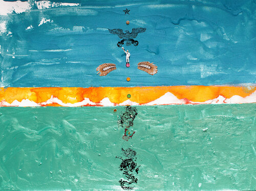 Il Re Artu di Arturo Prins, Opera su carta in vendita su Singulart