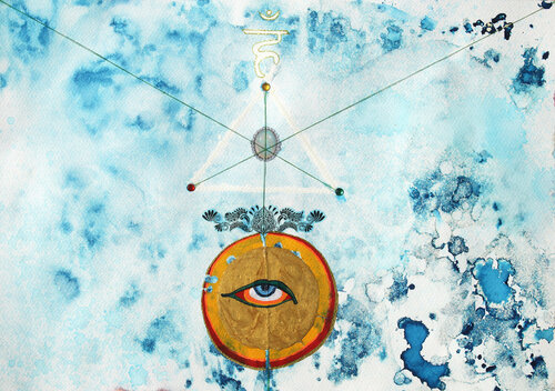 Vishuddha o Mercurio by Arturo Prins, Work on Paper for Sale on Singulart