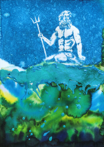 Poseidón von Arturo Prins, Malerei kaufen auf Singulart