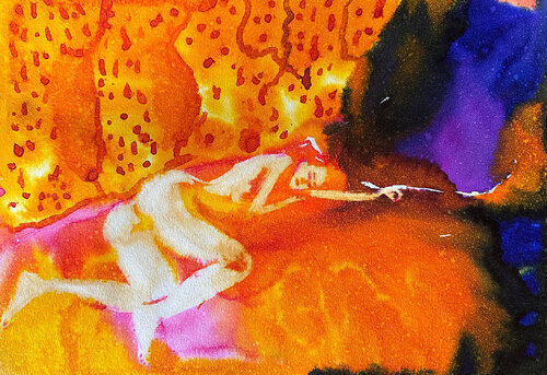 Afrodita ensoñada by Arturo Prins, Work on Paper for Sale on Singulart