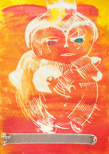 Newén Achick, o fuerza Luminosa by Arturo Prins, Work on Paper for Sale on Singulart