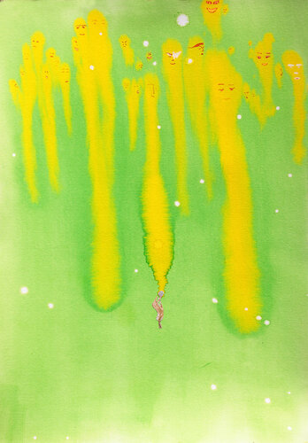 Espíritus de la jungla von Arturo Prins, Malerei kaufen auf Singulart