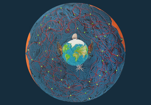 La pequeña hija de un hijo largo tiempo perdido von Arturo Prins, Malerei kaufen auf Singulart