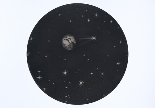 La esposa del Logos planetario y Las 7 Pléyades von Arturo Prins, Malerei kaufen auf Singulart