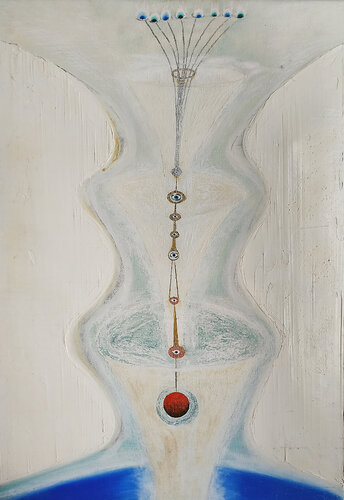 Los Fuegos ascendentes by Arturo Prins, Painting for Sale on Singulart