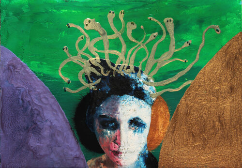 Medusa by Arturo Prins, 종이 for Sale on Singulart