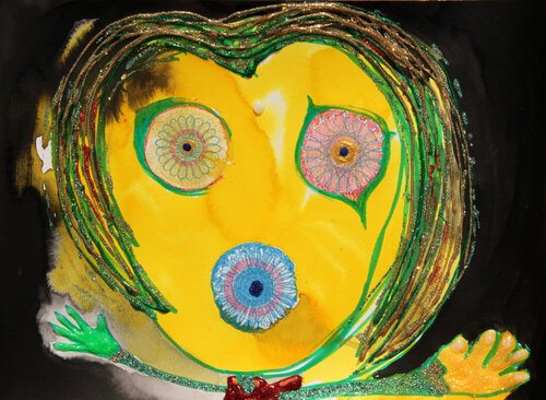 El Chakra boy by Arturo Prins, Work on Paper for Sale on Singulart