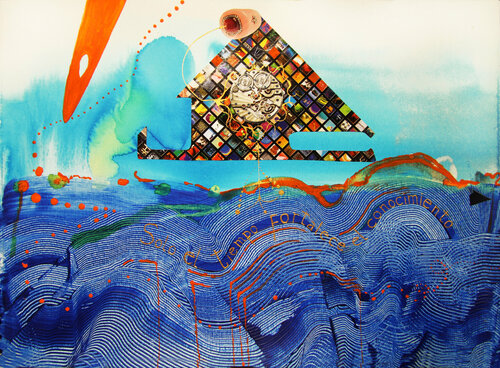 Solo el tiempo fortalece el conocimiento by Arturo Prins, Work on Paper for Sale on Singulart