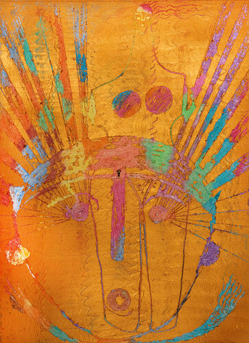 The Chakra Boy and female Totem von Arturo Prins, Werk auf Papier kaufen auf Singulart